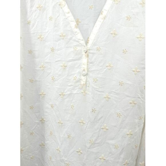 Johnny Was Simple All Over Tunic with Embroidered Cuffs 1X - Picture 8 of 8